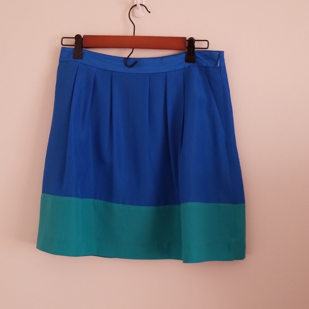 Jcrew Color Block Skirt